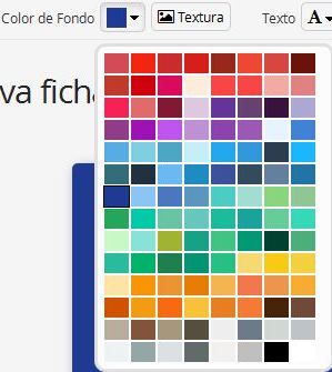Colores en el Software de Flashcards online de ExamTime